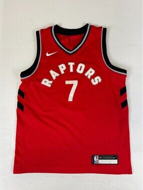 Nike NBA Toronto Raptors Kyle Lowry 7 Red Youth Swingman Jersey Size M 10/12